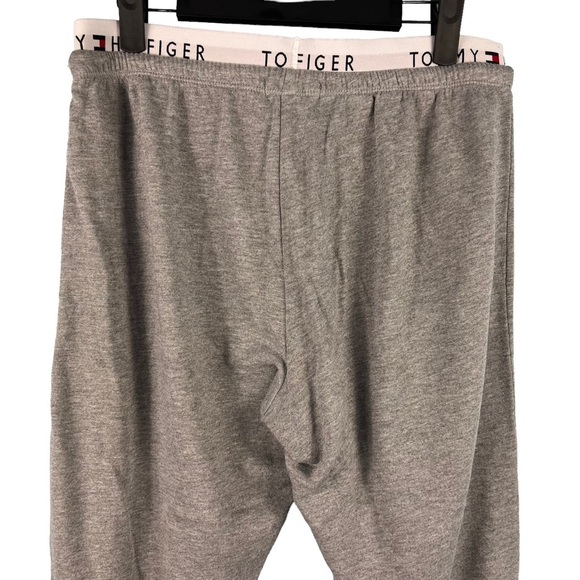 Tommy Hilfiger Womens Gray Logo Jogger Pants Size Medium Comfy Athleisure - Picture 7 of 9